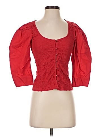 By Anthropologie 3/4 Sleeve Blouse (view 1)