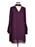 CeCe 100% Polyester Print Purple Casual Dress Size 10 - photo 1