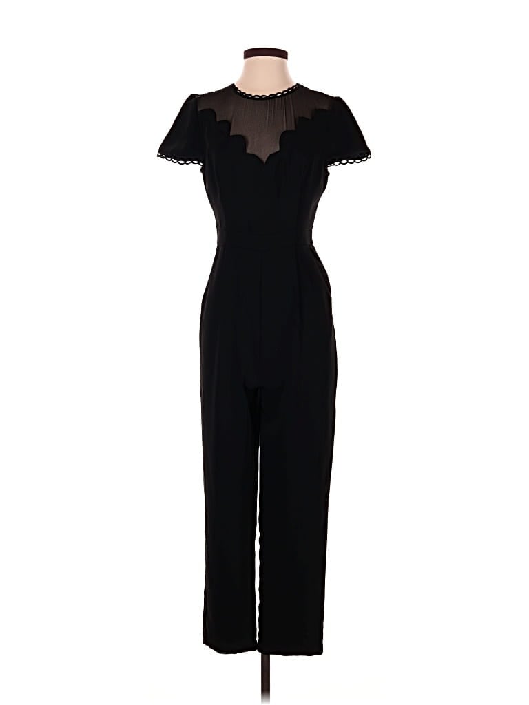 Pre-owned Harlyn Jumpsuit In Black