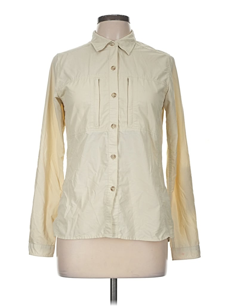 Pre-owned Exofficio Long Sleeve Button Down Shirt In Tan