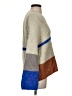Hem & Thread Color Block Tan Pullover Sweater Size S - photo 4