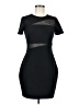 Express Graphic Black Cocktail Dress Size 8 - photo 1