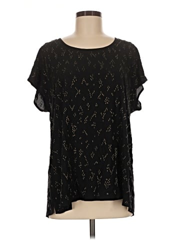 Eileen Fisher Short Sleeve Silk Top (view 1)