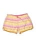 Nike 100% Polyester Stripes Yellow Athletic Shorts Size L - photo 1