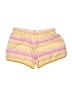 Nike 100% Polyester Stripes Yellow Athletic Shorts Size L - photo 2