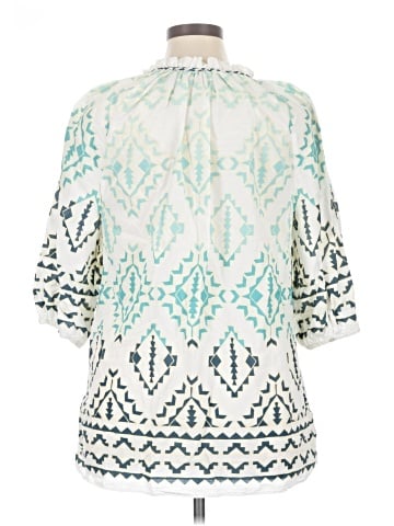 Denim 24/7 3/4 Sleeve Blouse (view 2)