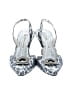 Manolo Blahnik Animal Print Silver Heels Size EU 34 - photo 2