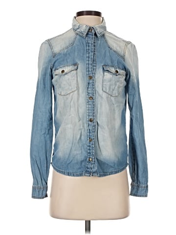 Forever 21 Long Sleeve Button-Down Shirt (view 1)