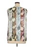 Liz Claiborne 100% Polyester Silver Sleeveless Blouse Size XL Petite - photo 2