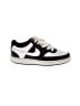 Nike 100% Leather Color Block Zebra Print White Gray Sneakers Size 6 - photo 1