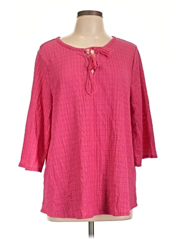Investments 3/4 Sleeve Blouse (view 1)