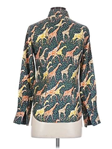 J.Crew Collection Long Sleeve Blouse (view 2)