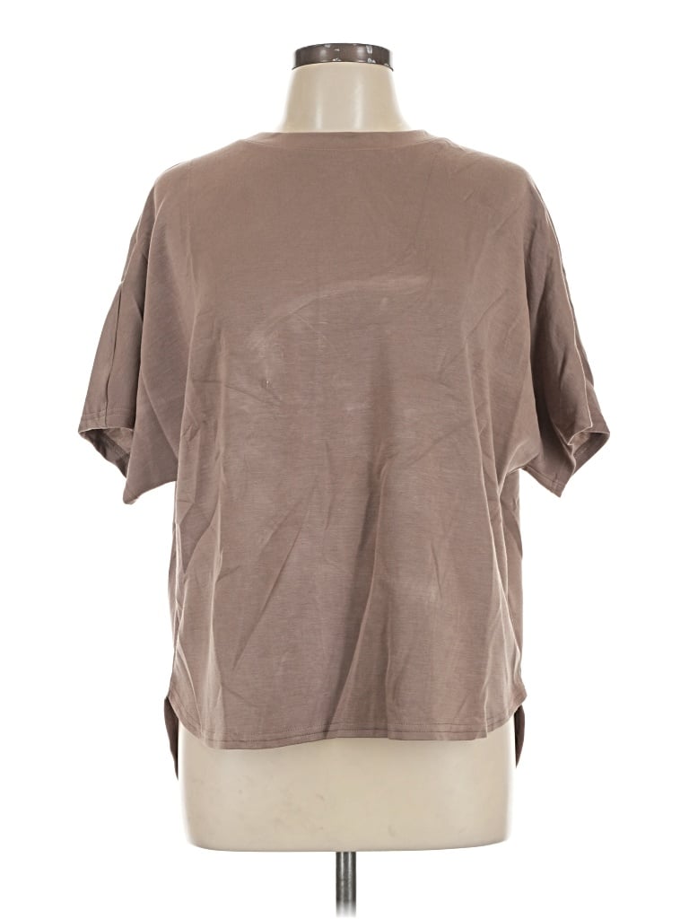 Pre-owned Sampeel Short Sleeve T-shirt In Brown