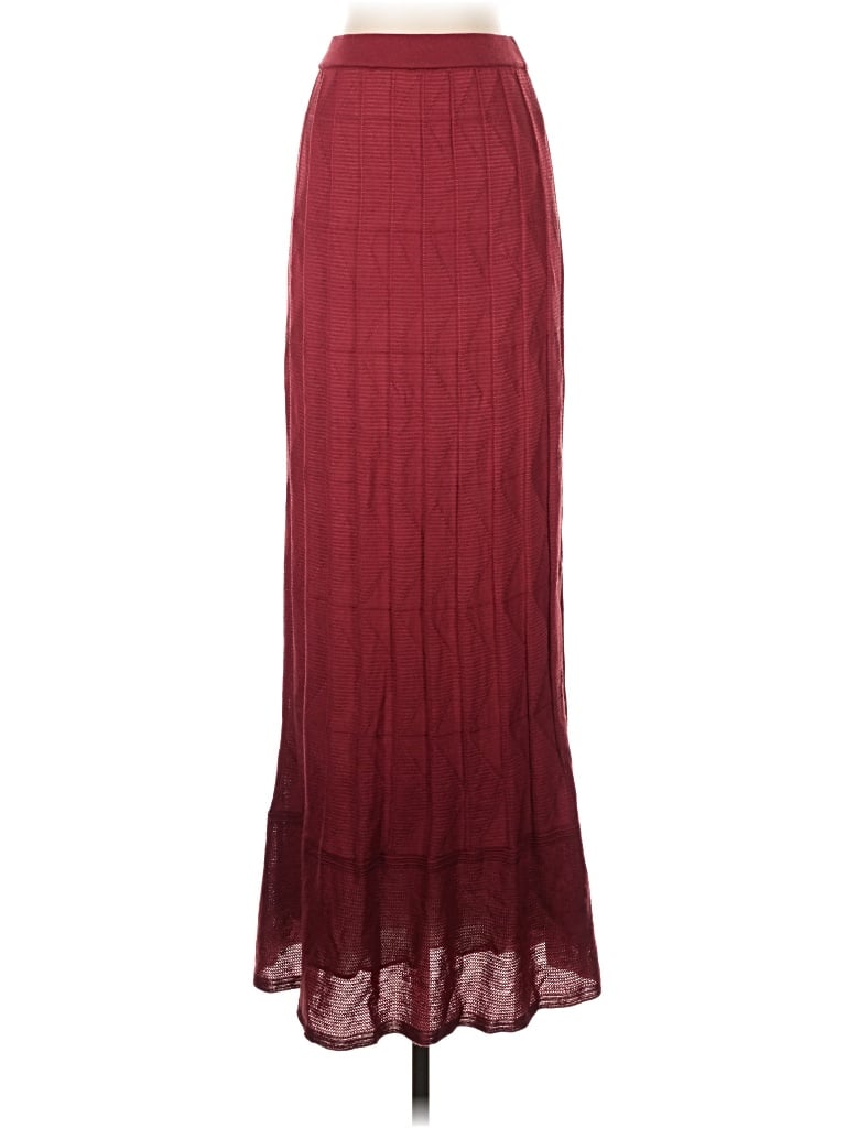 Pre-owned M Missoni Casual Skirt In Burgundy