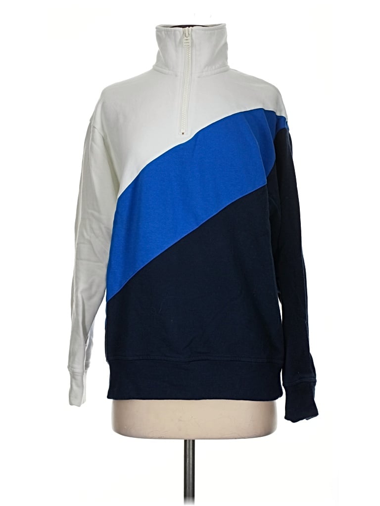 Pre-owned Solid & Striped Sweatshirt In Blue