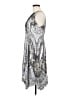 One World Graphic Gray Casual Dress Size M - photo 5