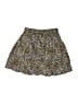Zara 100% Bamboo Animal Print Gold Skort Size 11 - 12 - photo 1