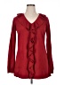One World Red Long Sleeve Polo Size XL - photo 1