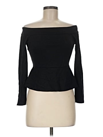 BCBGMAXAZRIA Long Sleeve Top (view 1)