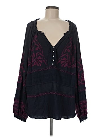 Free People Long Sleeve Henley