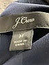 J.Crew 100% Polyester Solid Blue Black Sleeveless Blouse Size M - photo 7