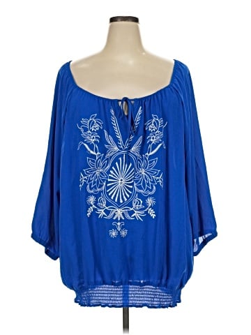Lane Bryant 3/4 Sleeve Blouse (view 1)
