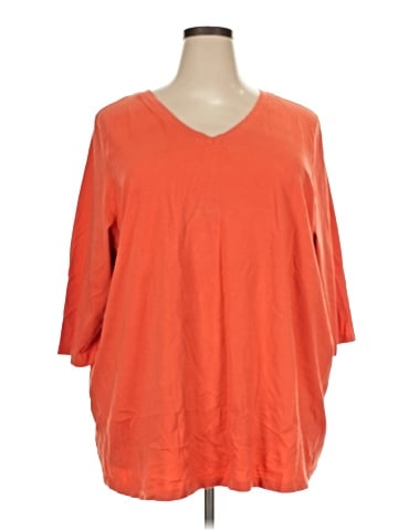 Woman Within 3/4 Sleeve T-Shirt (view 1)