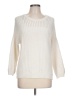 J Brand Solid Ivory Pullover Sweater Size L - photo 1