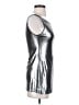 RN Convertible Metallic Silver Sleeveless Top Size S - photo 4