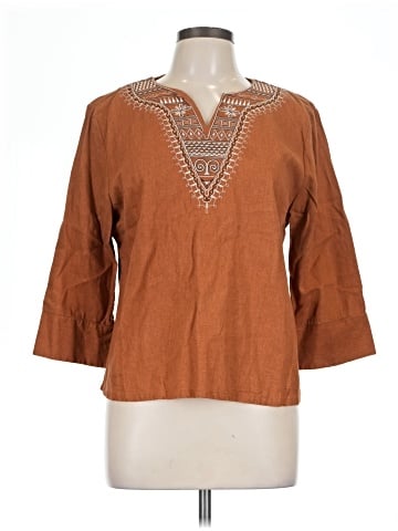 Christopher & Banks 3/4 Sleeve Blouse (view 1)