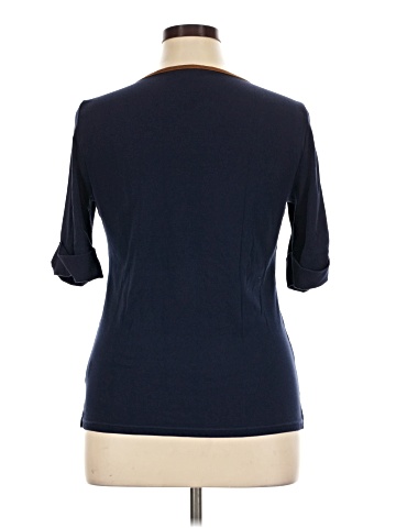 Lauren by Ralph Lauren 3/4 Sleeve T-Shirt (view 2)