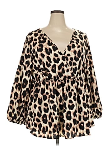 Shein 3/4 Sleeve Blouse (view 1)