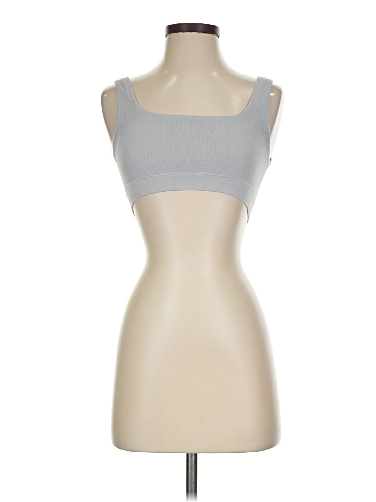Pre-owned Soma Tank Top Gray Strapless Neckline Tops