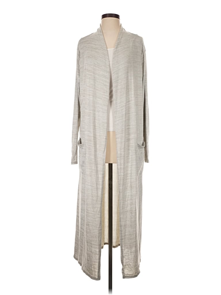 Pre-owned 32 Degrees Kimono In Gray