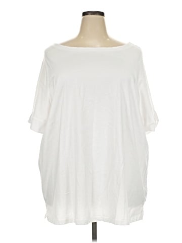 Woman Within 3/4 Sleeve T-Shirt (view 1)