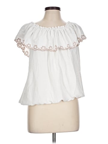 Elizabeth and James Short Sleeve Blouse (view 1)