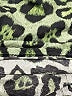 Givenchy 100% Cotton Animal Print Green Short Sleeve Turtleneck Size XS - photo 6