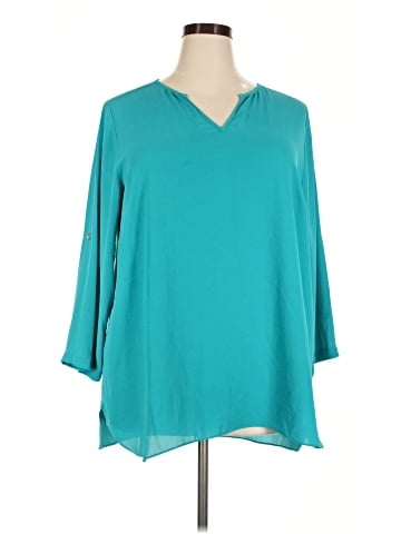 Karen Kane 3/4 Sleeve Blouse (view 1)