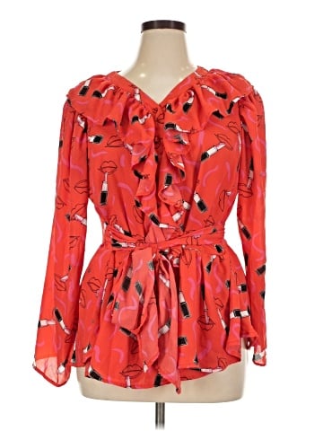 Ashley Stewart Long Sleeve Blouse (view 1)