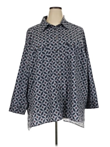 Liz & Me 3/4 Sleeve Blouse (view 1)