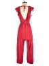Rolla Coster Solid Red Jumpsuit Size S - photo 2