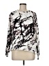 Zella 100% Cotton Print White Sweatshirt Size M - photo 1