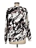 Zella 100% Cotton Print White Sweatshirt Size M - photo 2