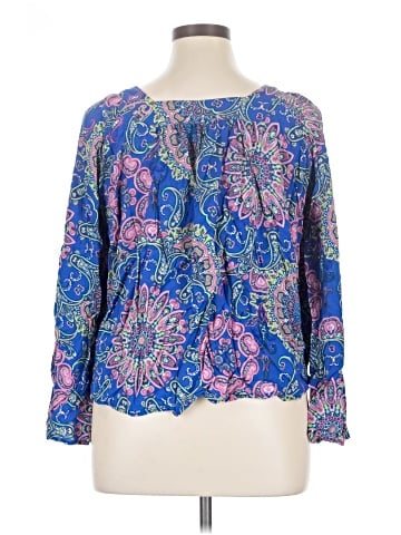 One World 3/4 Sleeve Blouse (view 2)