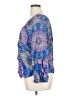 One World Blue 3/4 Sleeve Blouse Size 1X - photo 5