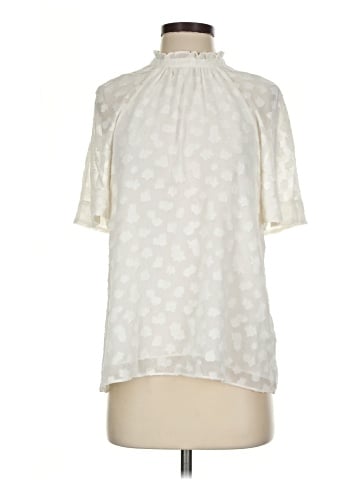 Feathers Short Sleeve Blouse (view 1)
