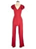 Francesca's Solid Red Jumpsuit Size S - photo 1