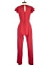 Francesca's Solid Red Jumpsuit Size S - photo 2
