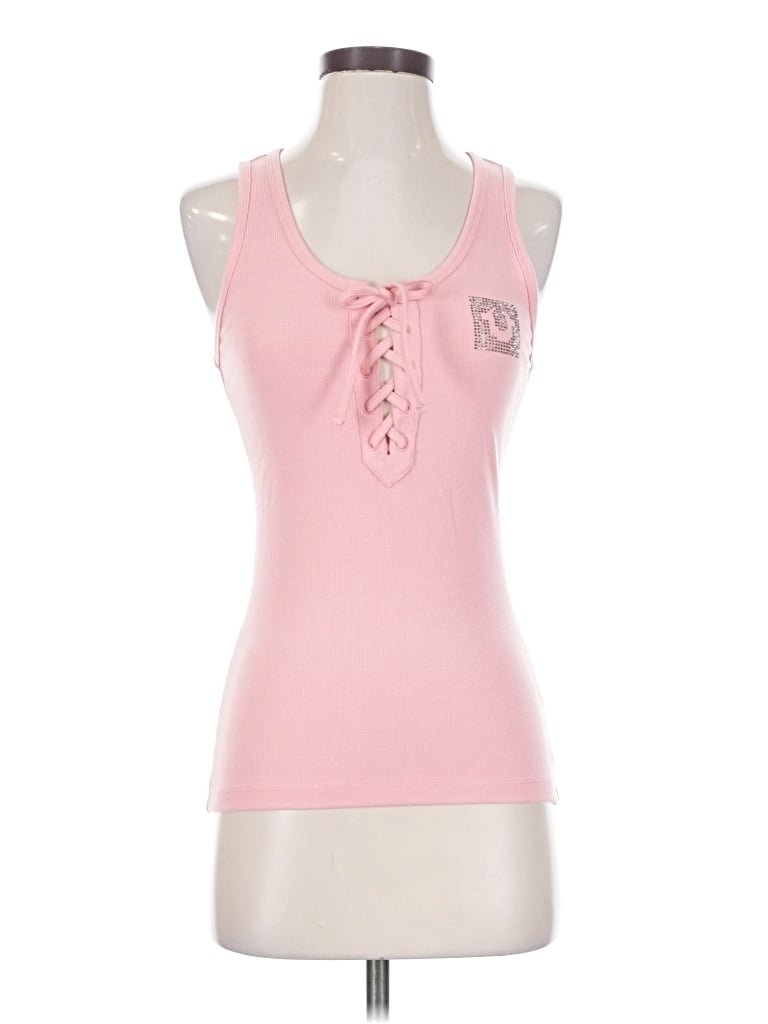 Pre-owned True Religion Sleeveless Top Pink Halter Neckline Tops