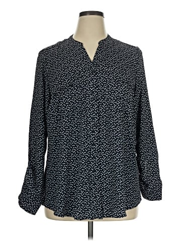 Jones New York Long Sleeve Blouse (view 1)